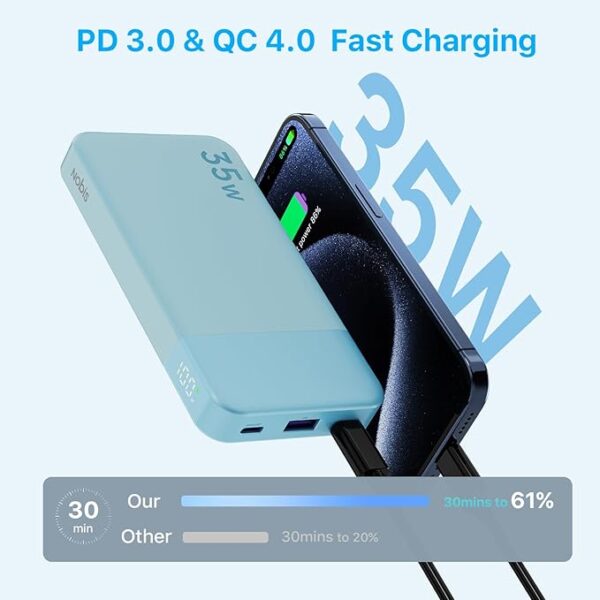 Portable Charger, 10000mAh Power Bank - Image 2